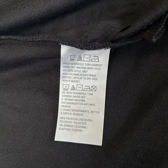 Belle By Kim Gravel. Black And Gray Leopard Print Mid Length Cardigan. Size L - Picture 5 of 5